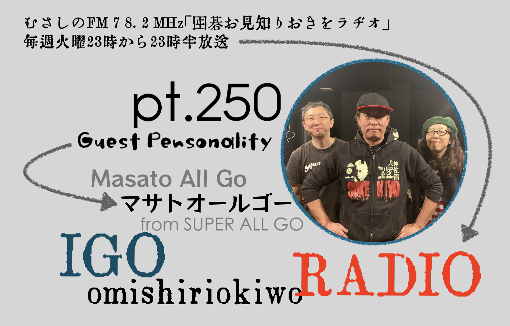 第２５０回囲碁お見知りおきをラヂオ